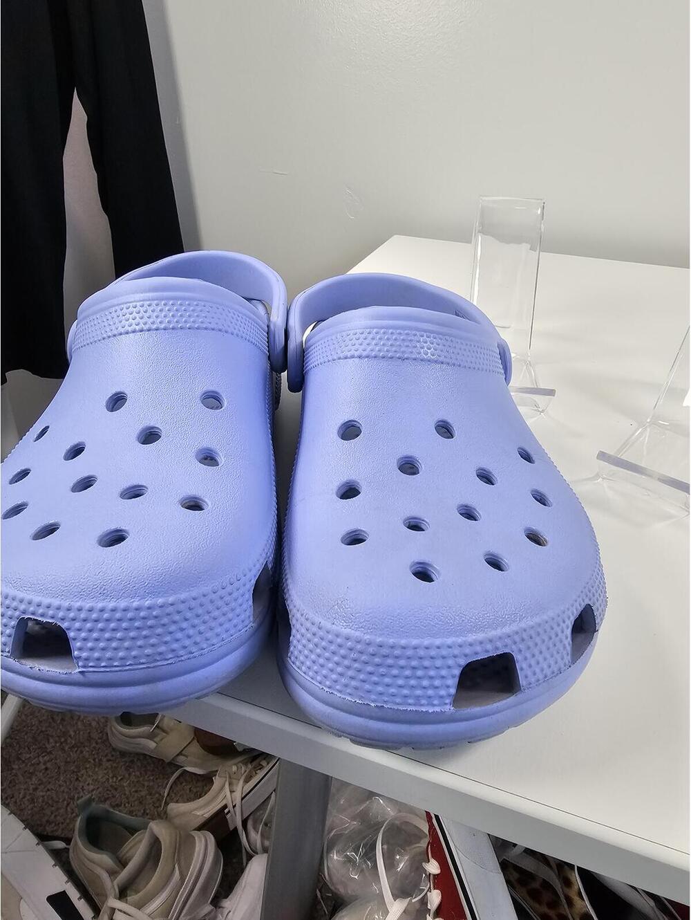 Crocs Lilac Classic Clog Slides - Picture 13 of 13